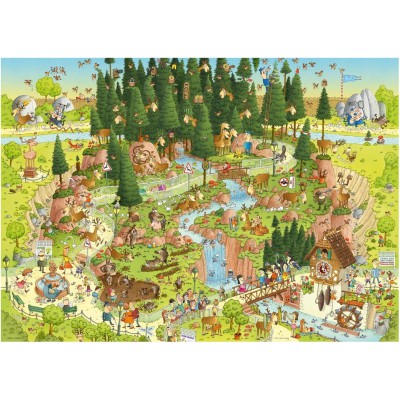 Puzzle Heye-29638 Marino Degano : Habitat de la forêt noire