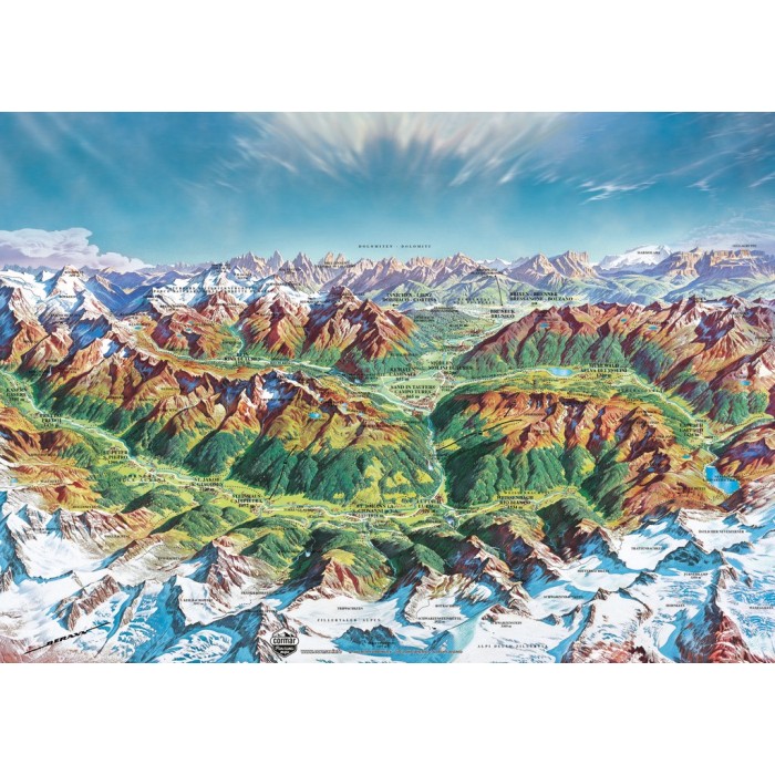 Puzzle  Heye-30069 Alpine Mountain World