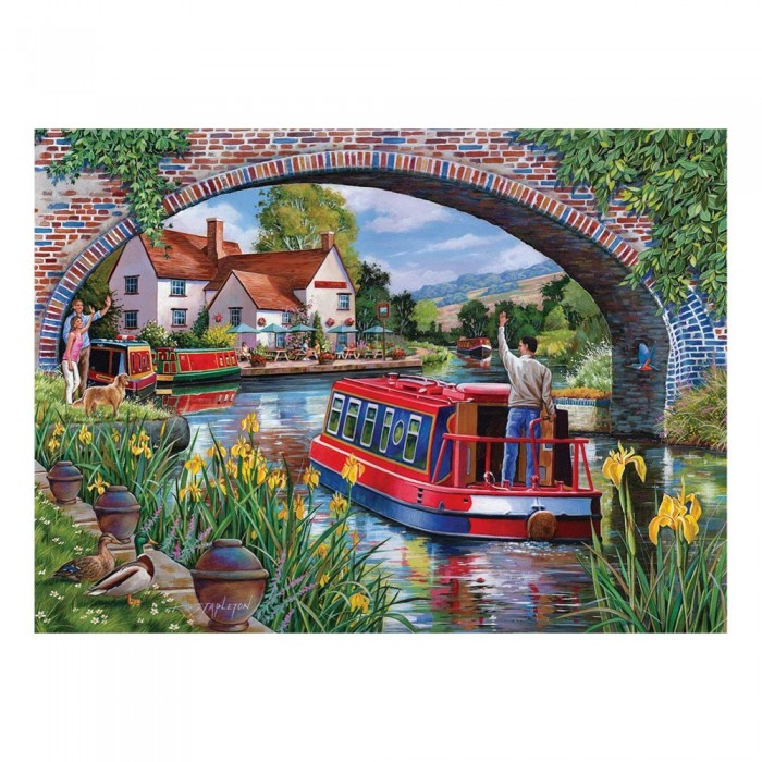 Puzzle  House-Of-Puzzles-HP0602 Pièces XXL - Au Dessus et en Dessous