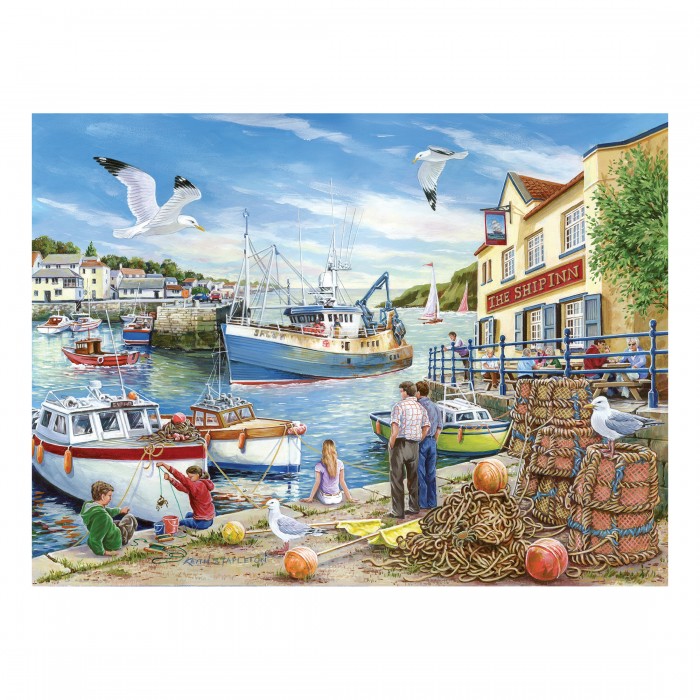 Puzzle  House-Of-Puzzles-HP0757 Pièces XXL - Auberge Du Navire