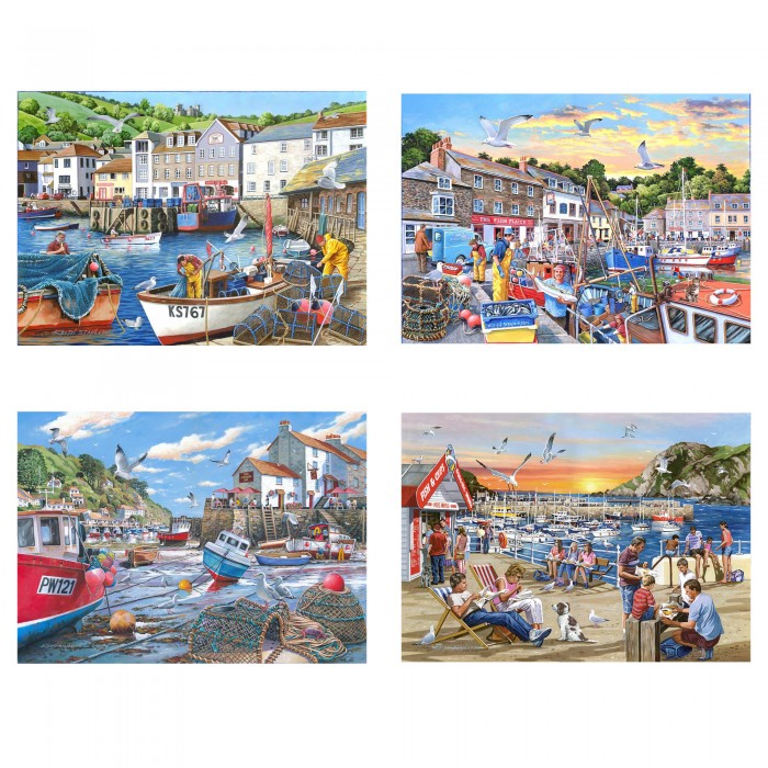  House-Of-Puzzles-HP0768 4 Puzzles - Jours au Port