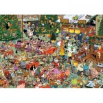  Jumbo-19080 2 Puzzles - Jan Van Haasteren - Réveillon de Noël