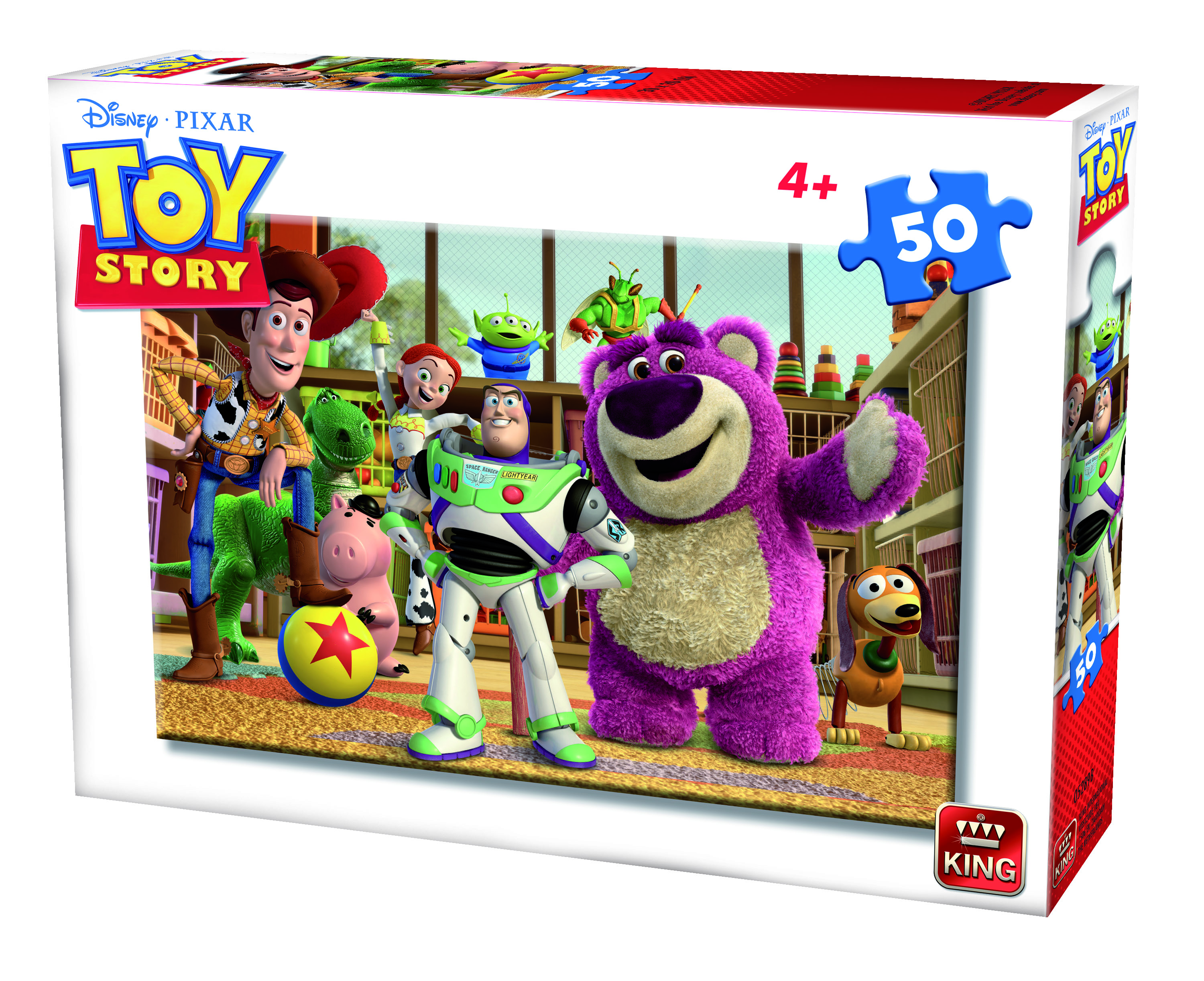 Puzzle Toy Story king-Puzzle-05289-B 50 pièces Puzzles - Bandes Dessinées  et Dessins Animés