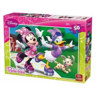Puzzle King-Puzzle-05147-B Minnie Mouse Bow-tique