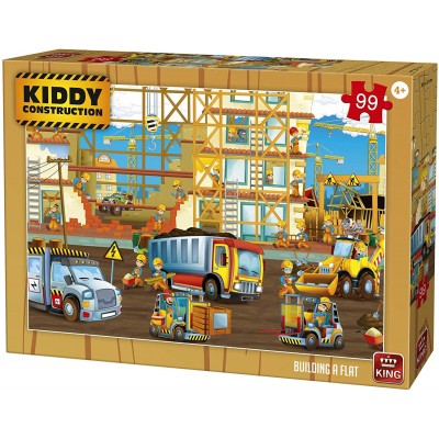 Puzzle King-Puzzle-55837 Kiddy Construction - Building a Flat