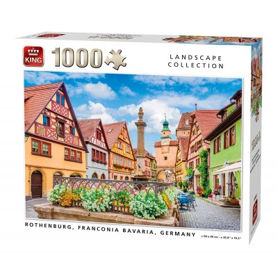 Puzzle King-Puzzle-55883 Rothenburg Allemagne