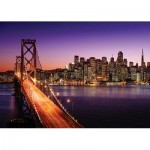 Puzzle   Brigitte Peyton: San Francisco Bridge at Sunset