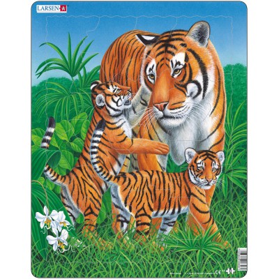 Larsen-D6 Puzzle Cadre - Le Tigre