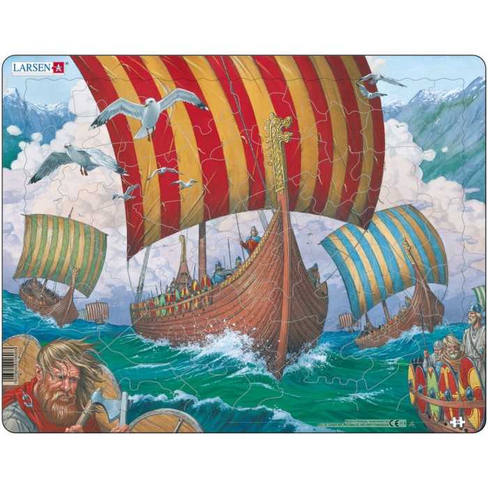 Larsen-FI6 Puzzle Cadre - Les Vikings
