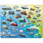  Larsen-HL7-GB Puzzle Cadre - Historical Vehicles  (en Anglais)