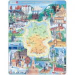  Larsen-KS2-GB Puzzle Cadre - Sites Touristiques d'Allemagne