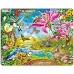  Larsen-NB4-GB Puzzle Cadre - The Flowers and the Bees (en Anglais)