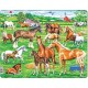 Puzzle Cadre - Beaux chevaux