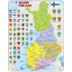 Puzzle Cadre - Carte de la Finlande (en Finnois)