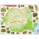 Puzzle Cadre - Carte de la Roumanie (en Roumain)