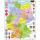 Puzzle Cadre - Carte de l'Allemagne (en Allemand)