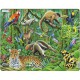 Puzzle Cadre - Les Animaux de la Forêt Tropicale