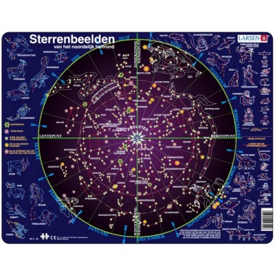 Larsen-SS2-NL Puzzle Cadre - Les Constellations (en Hollandais)