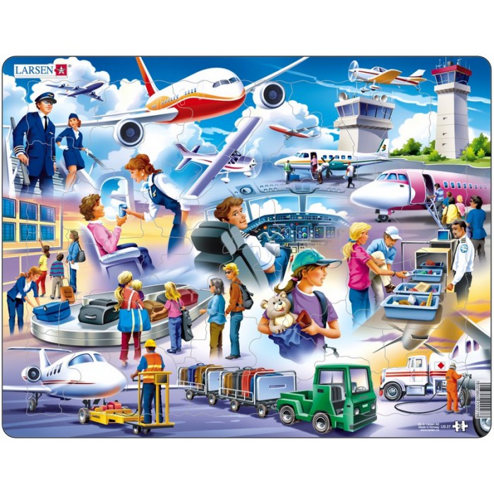 Larsen-US27 Puzzle Cadre - Aéroport