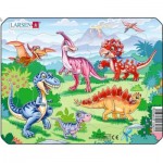  Larsen-V6-3 Puzzle Cadre - Dinosaures