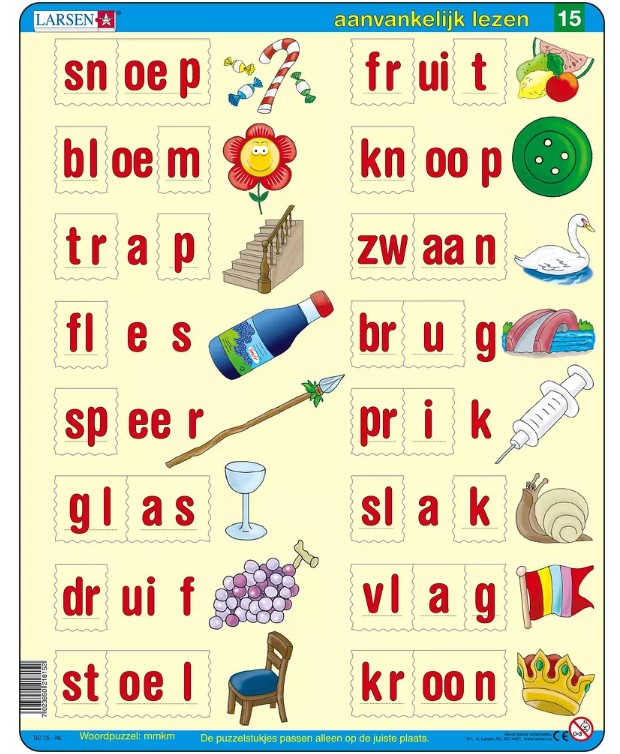 Puzzle Cadre - Apprendre à lire le Néerlandais 4