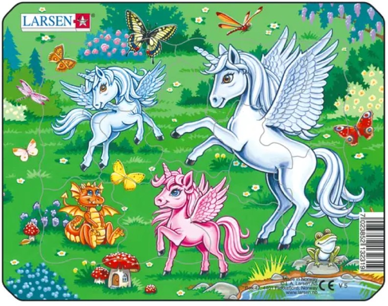 Puzzle Pièces XXL - Licornes au Coucher du Soleil Ravensburger-10021 150  pièces Puzzles - Licornes - /Planet'Puzzles