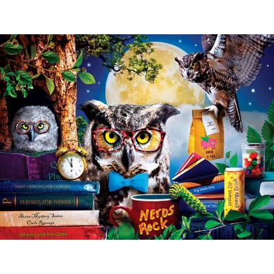 Puzzle Master-Pieces-32151 Pièces XXL - Night Owl Study Group