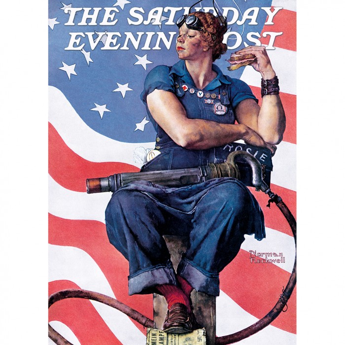 Norman Rockwell - Rosie the Riveter