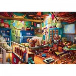 Puzzle  Master-Pieces-71962 Pièces XXL - Attic Treasures