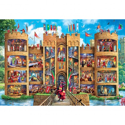 Puzzle Master-Pieces-71964 Pièces XXL - Medieval Castle