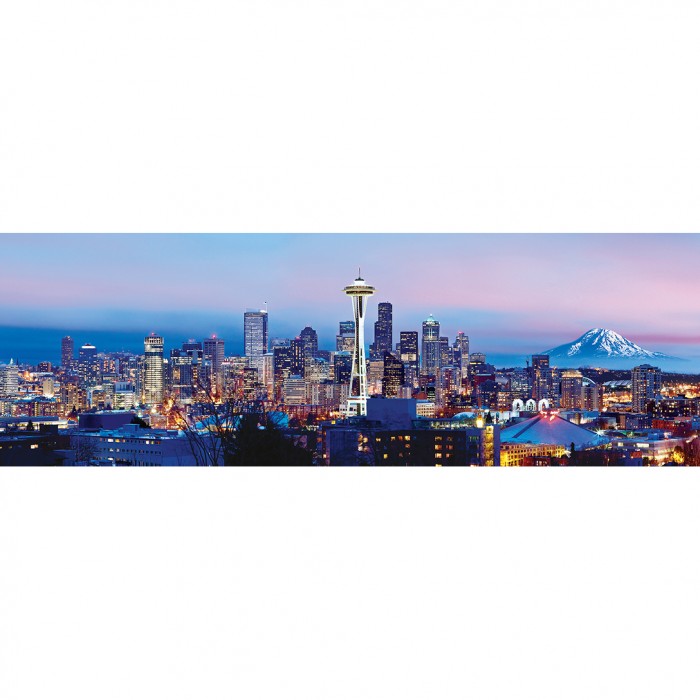 Puzzle Master-Pieces-72071 City Panoramics - Seattle