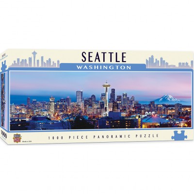 Puzzle Master-Pieces-72071 City Panoramics - Seattle