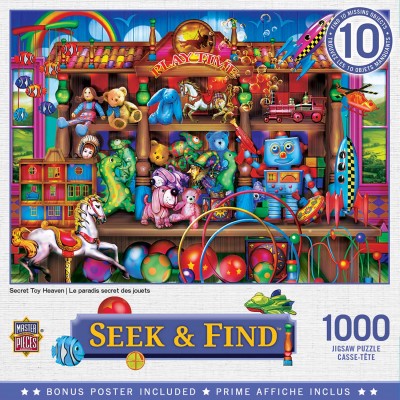 Puzzle Master-Pieces-72101 Paradis Secret du Jouet