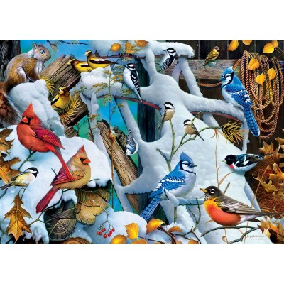 Puzzle Master-Pieces-72116 Oiseaux des Neiges