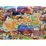 Puzzle  Master-Pieces-72148 Parcs Nationaux - Grand Canyon