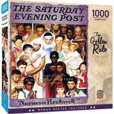Puzzle Master-Pieces-72175 Saturday Evening Post - The Golden Rule