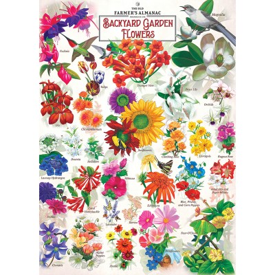 Puzzle Master-Pieces-72195 Fleurs du Jardin