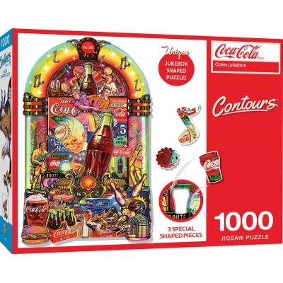 Puzzle Master-Pieces-72286 Jukebox Coca Cola