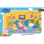  Nathan-01093 Puzzle Cadre - Anniversaire Peppa Pig