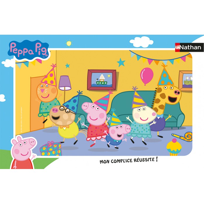 Puzzle Cadre - Anniversaire Peppa Pig