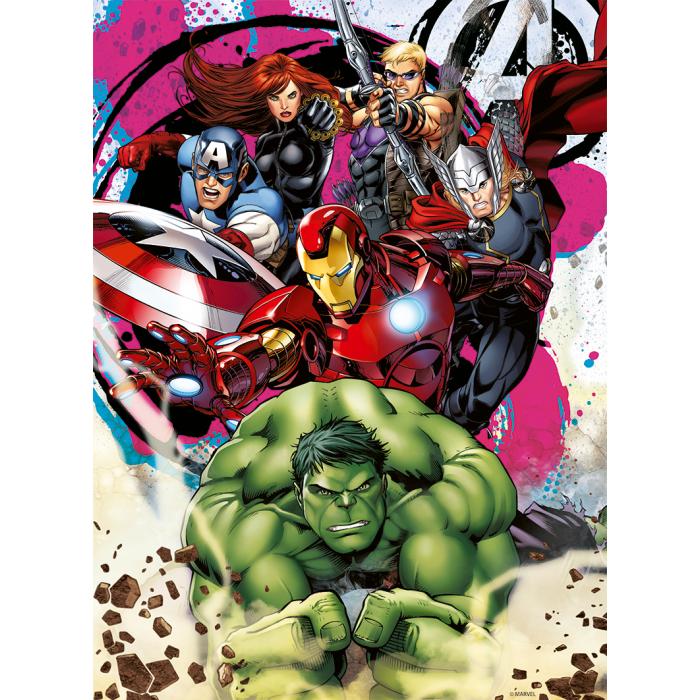 Puzzle  Nathan-04148 Marvel Avengers - Les Avengers en Action