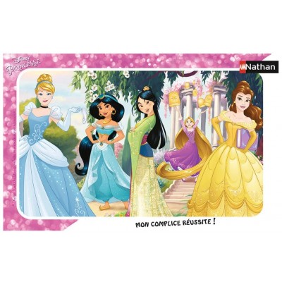 Nathan-86009 Puzzle Cadre - Princesses Disney