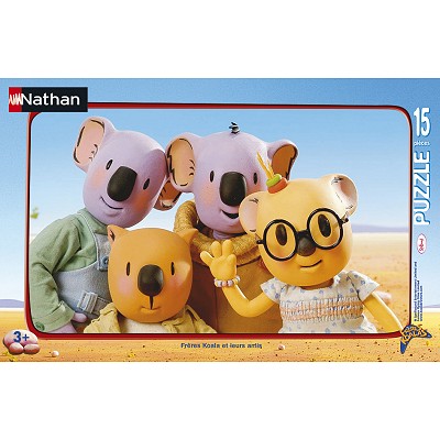 Puzzle Nathan-86028 Les Frères Koalas et leurs amis