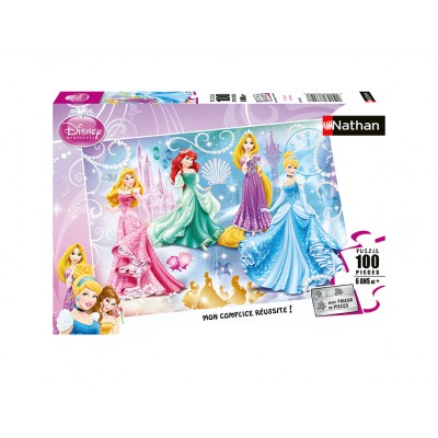 Puzzle Nathan-86720 Disney Princess : Princesses étincelantes