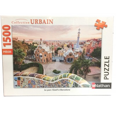 Puzzle Nathan-87789 Parc Güell à Barcelone