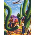 Puzzle   Cactus Country - American Airlines Poster Mini