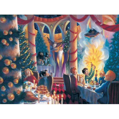 Puzzle New-York-Puzzle-HP1609 Pièces XXL - Harry Potter - Christmas at Hogwarts