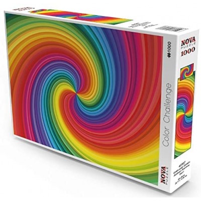 Puzzle Nova-Puzzle-40507 Spirale Tourbillon Arc-en-ciel