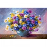 Puzzle  Nova-Puzzle-41019 Fleurs Sauvages Colorées