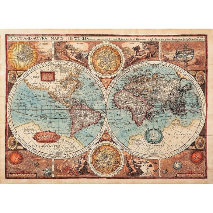 Vieille Carte du Monde